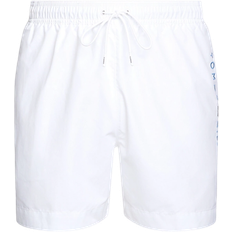 Maillots de Bain on sale Tommy Hilfiger Original Logo Mid Length Swim Shorts - Th Optic White