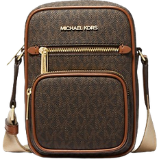 Jet Set Medium Signature Logo Crossbody Bag - Brown