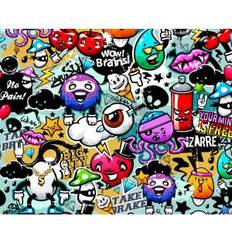 Origin Murals Graffiti Monster Multicolour Wall Decor 300x240cm