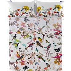 Florals Bed Sheets HappyFriday Top HappyFriday Birds of paradise Bed Sheet Multicolour (270x180.1cm)