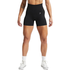 Gymshark Lift Contour Seamless Shorts - Black/Black Marl