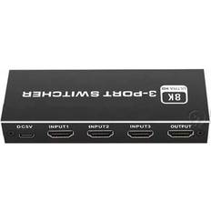 Nordic SGM-216 48Gbps 2.1 3xHDMI - HDMI Switch F-F