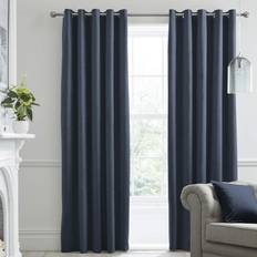 Curtains & Accessories Dunelm Laurence Navy 117x137cm