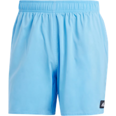 XXS Trajes de Baño Adidas Solid CLX Short Length Swim Shorts - Blue Burst/White