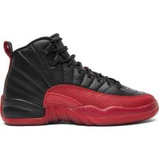 Basketball Shoes Children's Shoes Nike Air Jordan 12 Retro BG Flu Game GS - Black/Varsity Red