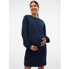 Mamalicious Mlsine Gravidklänning - Navy Blazer