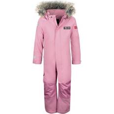 Removable Hood Snowsuits Trollkids Kid's Kirkenes Snowsuit Overall 128, pink