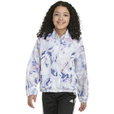 Adidas S Jackets Adidas Big Girls Track Jacket, 10-12 Blue Medium 10-12