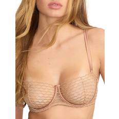 Underwear Coco de Mer Talia Balcony Bra Warm Taupe 32DD