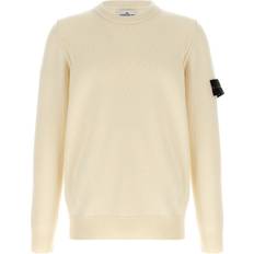 Stone Island Jumpers Stone Island Patch Sweater Maglioni Bianco-Uomo White