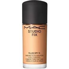 MAC Cosmetics Studio Fix Fluid SPF 15 24HR Matte Foundation Oil Control Mini Matterende foundation SPF 15 Skygge NC20 15 ml