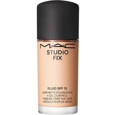 MAC Cosmetics Studio Fix Fluid SPF 15 24HR Matte Foundation Oil Control Mini mattifying foundation SPF 15 shade NW13 15 ml