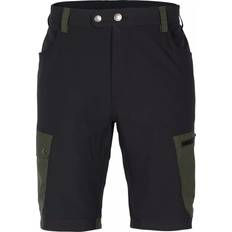 Pinewood Shorts Pinewood Finnveden Trail Hybrid Shorts - Black/Mossgreen