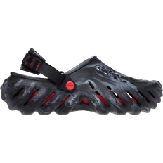 Crocs echo clog black Crocs Echo Marbled Clog - Black/Flame