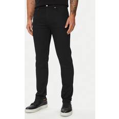 BOSS Porsche x tapered-fit jeans in black performance denim