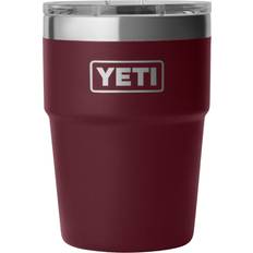 16 oz stainless steel tumbler Yeti Rambler Stackable Wild Vine Red Travel Mug 16fl oz