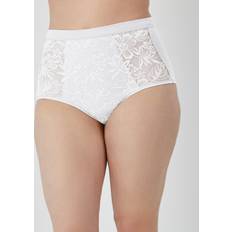 Bali Panties Bali Breathe Lace High Rise Brief White