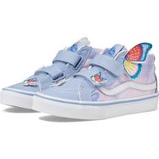 Vans Sk8-Mid Reissue V Skate Shoe Little Kid Purple Butterfly Wings