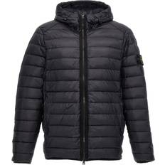 Stone Island Mujer Ropa Stone Island Lightweight Hooded Down Jacket - Navy Blue Men's