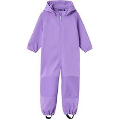 Name It Softshelloverall m. Fleece NmfAlfa08 Hyacinth m. Mag år 104 Softshell