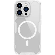 Nillkin för iPhone 15 Pro Max Fodral Nature TPU Pro Magnetisk baksida Smal silikonfodral för iPhone15 Plus