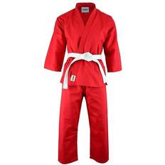 2/150, Red Karate Suit Uniform Gi Martial Arts Judo suits