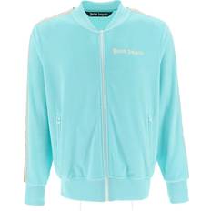 Palm Angels Ytterkläder Palm Angels Chenille Bomber Track Jacket - Blue