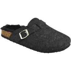 Fourrure Chaussures Slumberzzz womens/ladies fur lined felt mule 1811