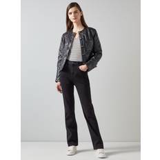 L.K.Bennett Alice Straight Leg Denim Jeans, Black