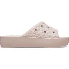 Rosa Slides Crocs Classic Platform Geometric Slide - Quartz