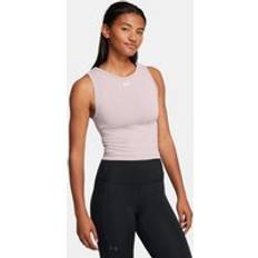 Grey - Women Tank Tops Under Armour Train Seamless Tanktop für Damen Tetra Grau Weiß