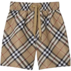 Burberry Kid's Check Swim Shorts - Archive Beige