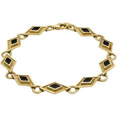 Mujer - Oro Pulseras C. W. Sellors Kite Framed Bracelet - Gold/Black