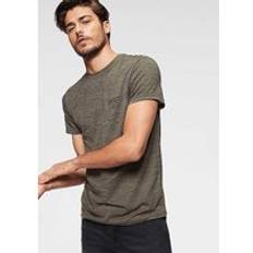 Round Neck T-Shirt Olive Marl