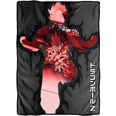 Textiles Dragon Ball Z Goku 45 Fleece Blankets Black