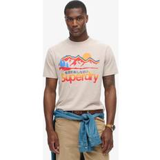 Superdry Great Outdoors Graphic T-Shirt, Lavin Beige Marl