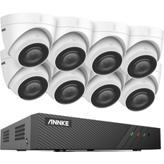 Poe security camera system Annke 5MP H.265+ Super HD PoE Network Video Security System 8-pack