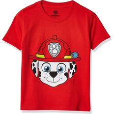 Paw Patrol Kid's Marshall Big Face Tee Shirt, red, 4T