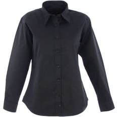 One Size Shirts Uneek UC703 Ladies Pinpoint Oxford Full Sleeve Shirt S, COLOUR: Black