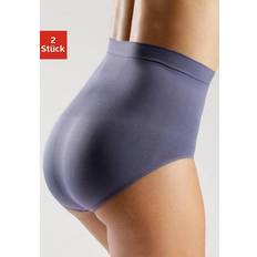 Blau Mieder Petite Fleur Shapingslip, marine weiß Gr.L