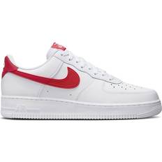 Skor nike air force 1 red Nike Air Force 1 '07 M - White/Black/Fire Red