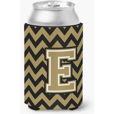 Gold Bottle Coolers Carolines Treasures Letter E Chevron Bottle Cooler