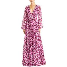 Ml Monique Lhuillier Melanie Chiffon Maxi Dress