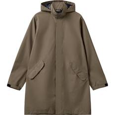 Brun Tøj H2O Rain Jacket Rømø Long - Dusty Oak