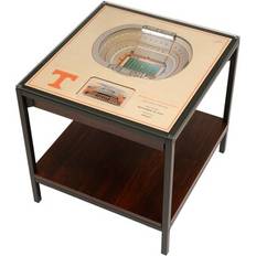 Furniture YouTheFan Brown Tennessee Volunteers 25-Layer StadiumView Small Table