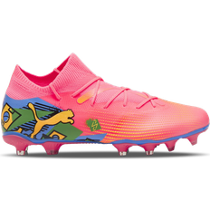 Pink Children's Shoes Puma Youth X Neymar Future 7 Match FG/AG - Sunset Glow/Black/Sun Stream/Green/Bluemazing