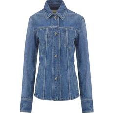 Ferragamo Cotton Jackets Ferragamo Slim-cut Cotton Denim Jacket