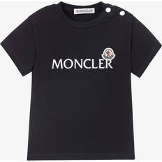 Moncler T-shirts Children's Clothing Moncler MONCLER ENFANT T-shirt avec logo Bleu 18/24