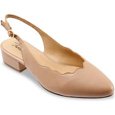 Shoes Trotters Wide Width Joselyn Sandal Women's Beige Pumps Slingback