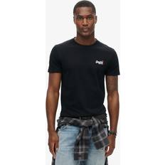 Superdry T-shirts Superdry Essential Embroidered T-Shirt, Black